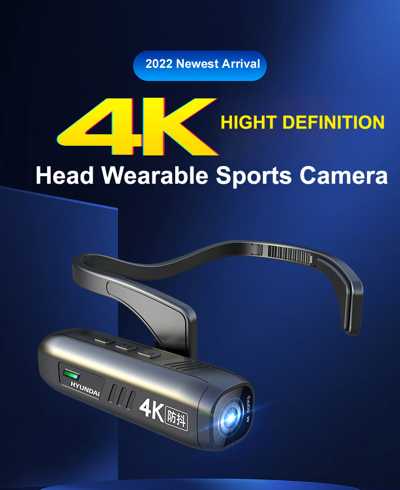 Outdoor Sport Camera - Smart Outdoor Sports 5K Kopf Tragbare