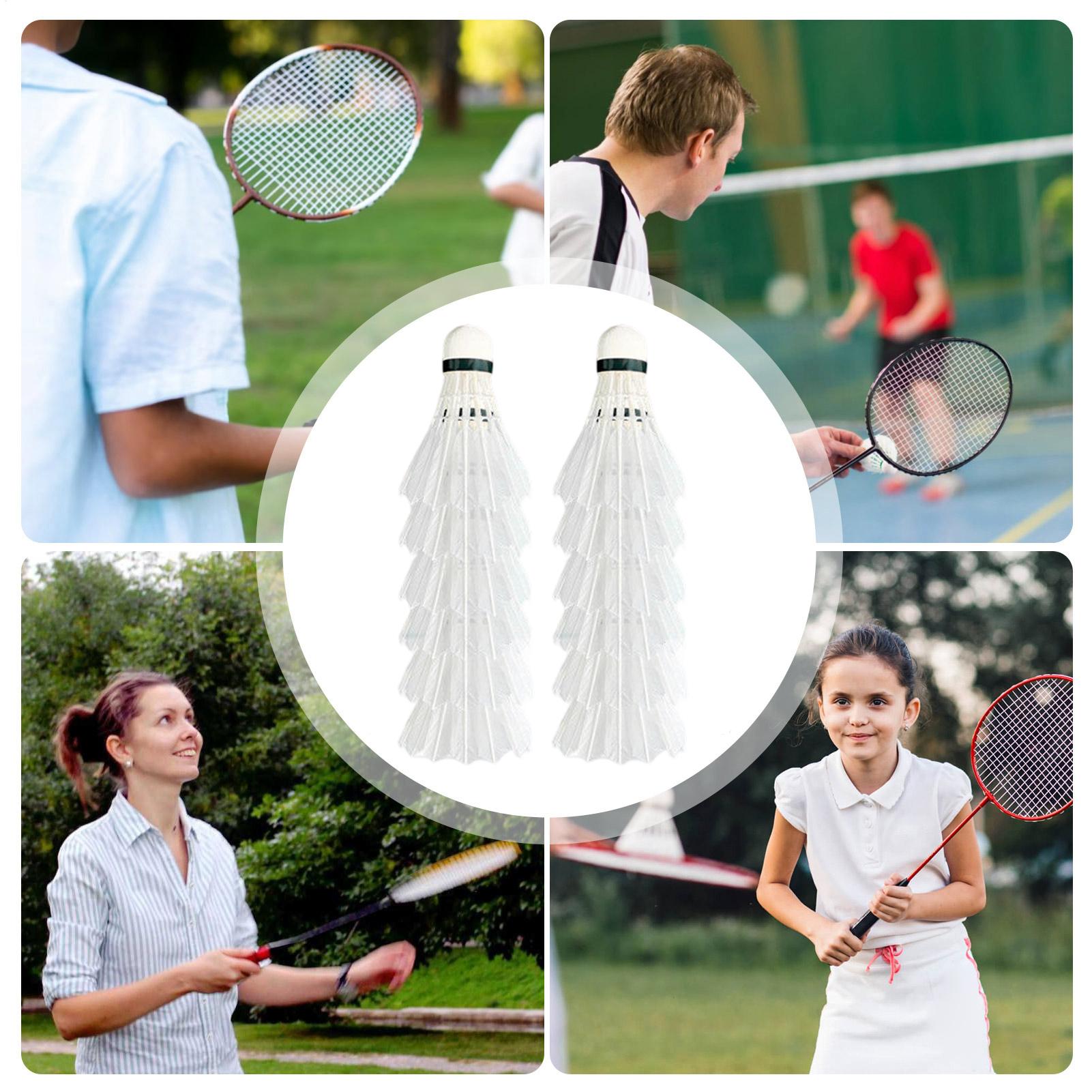 Outdoor Sportsman Group - Badminton-Federbälle für Outdoor-Training, Badminton-Federball-Set für Frauen,