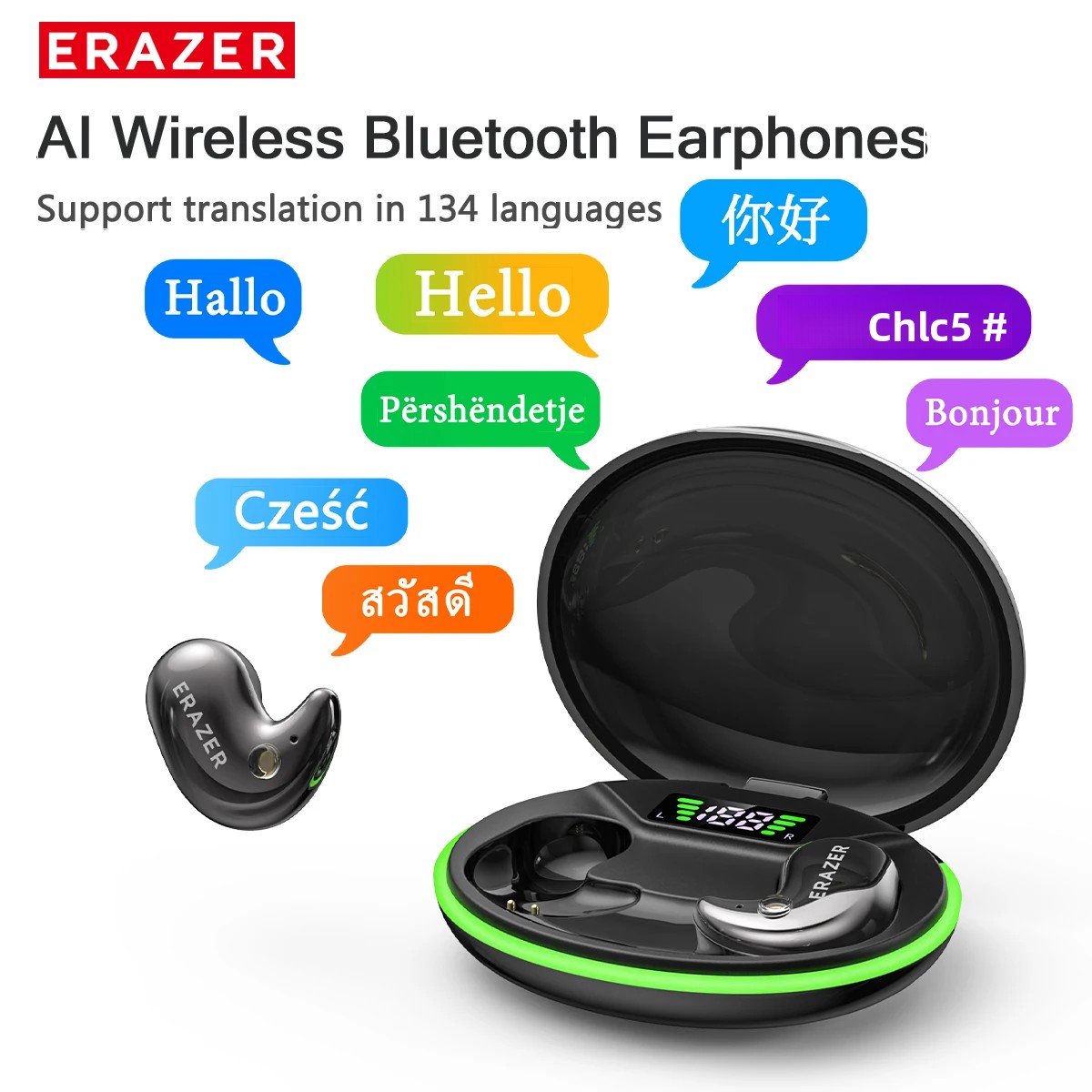 Outdoor Sport Bar - EARZER XF58 In-Ear Bluetooth-Kopfhörer mit Mikrofon,