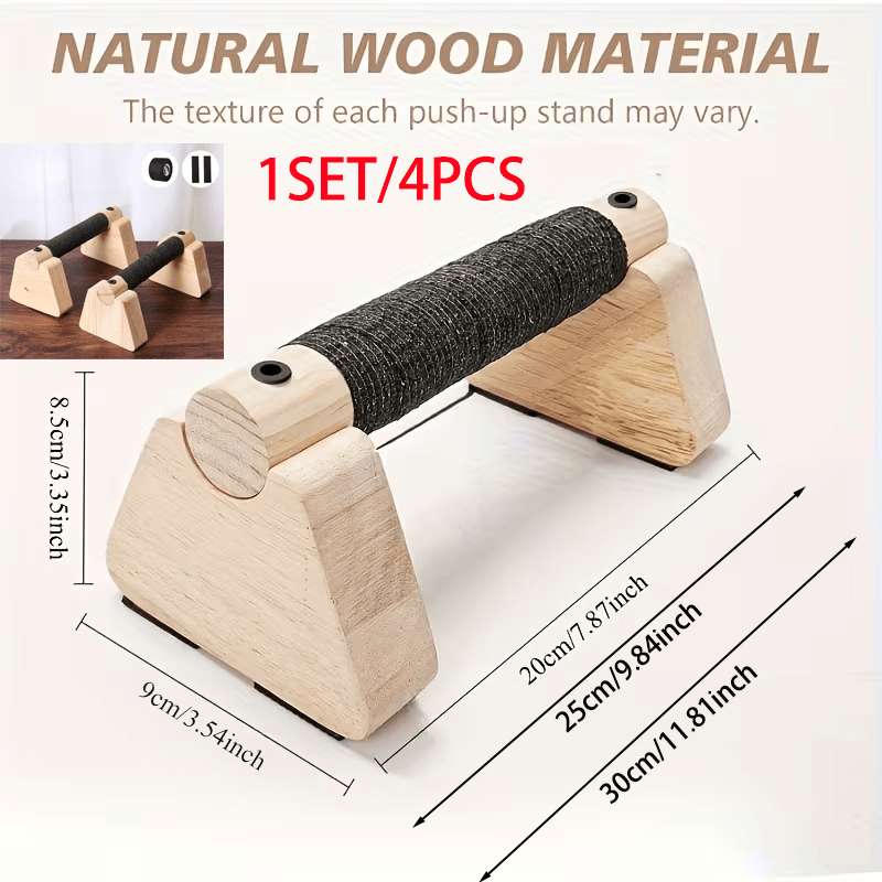 1 Set/4 Stück Holz-Paralletten – Outdoor Sport Bar Bewertung und Preis