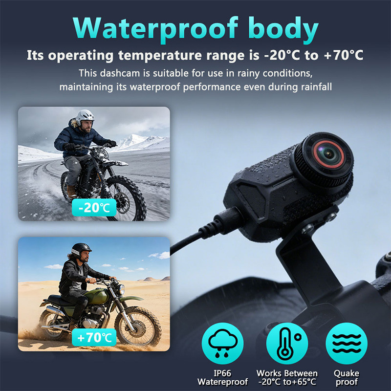 2K Motorrad-Dashcam WiFi-Fahrt – Outdoor Sport Camera Bewertung und Preis